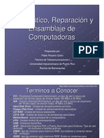 Diagnostico Reparacion y Ensamblaje de Computadoras