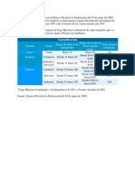 La Clasificación Publicada en El Diario Oficial de La Federación Del 30 de Junio de 2009