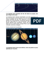 Los Planetas Giran Alrededor Del Sol