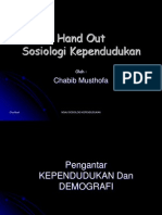 Demografi dan Teori Kependudukan