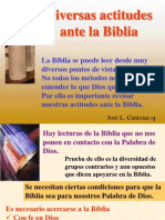 0 Actitudes Ante La Biblia