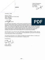 Carol Spizzirri's 11/2/06 "Dear Dick" Letter To Cook County State's Attorney Richard Devine