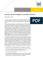 Soda Tax: Soluzione Sbagliata A Un Problema Mal Posto