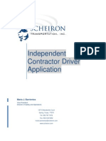 Independent Contractor Application PDF