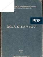 TDK İmla Kılavuzu 1988