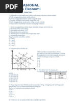 Kumpulan Soal Ujian Nasional Tahun 2008