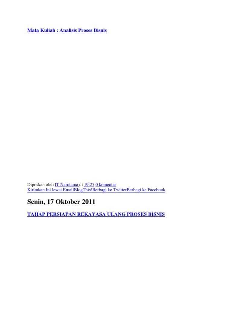 Contoh Diagram Proses Bisnis | P…
