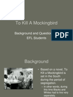 To Kill A Mockingbird, Part 1