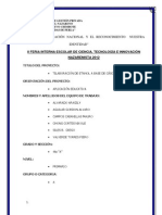 Proyecto Elaboracion de Etanol A Base de Cascara de Platano