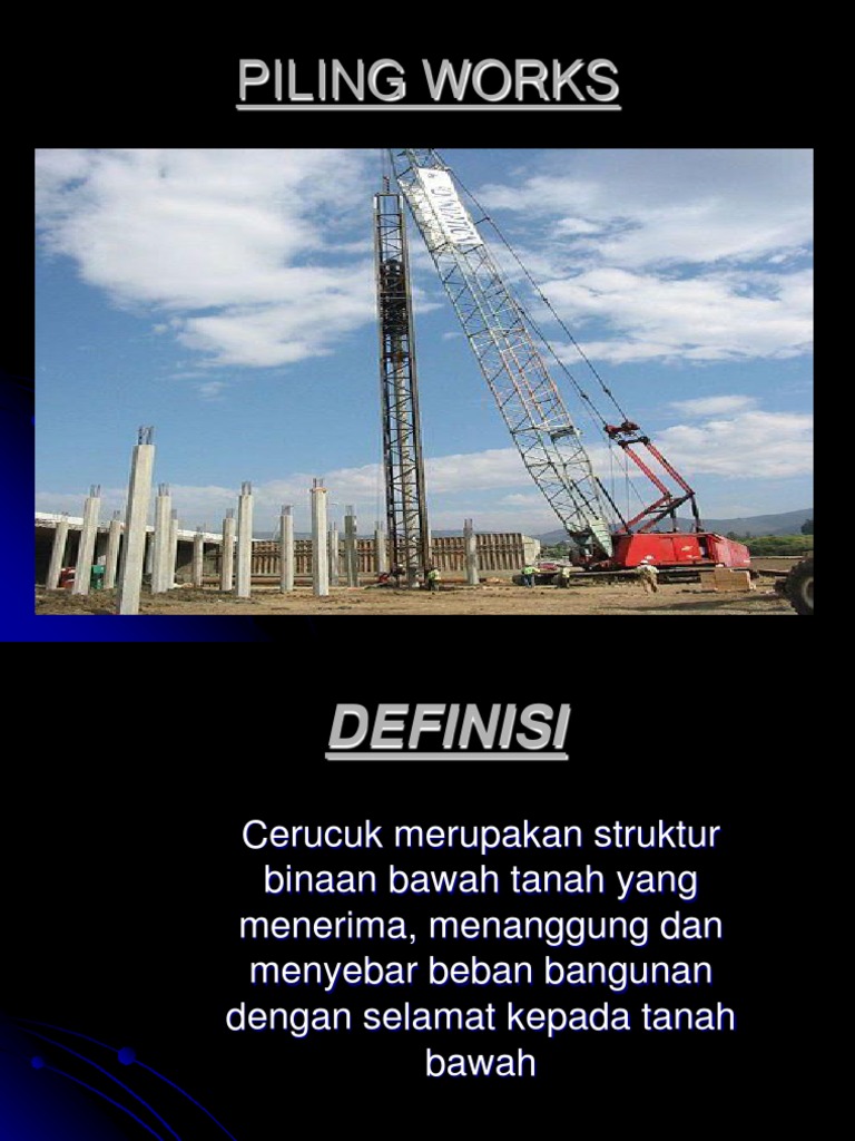 Overview of Piling Works and Materials | PDF | Deep Foundation | Building