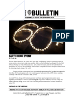 The Bulletin: Earth Hour Event