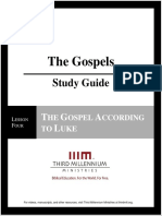 The Gospels - Lesson 4 - Study Guide
