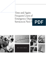 Time and Again: Frequent Users of Emergency Department Services in New York City