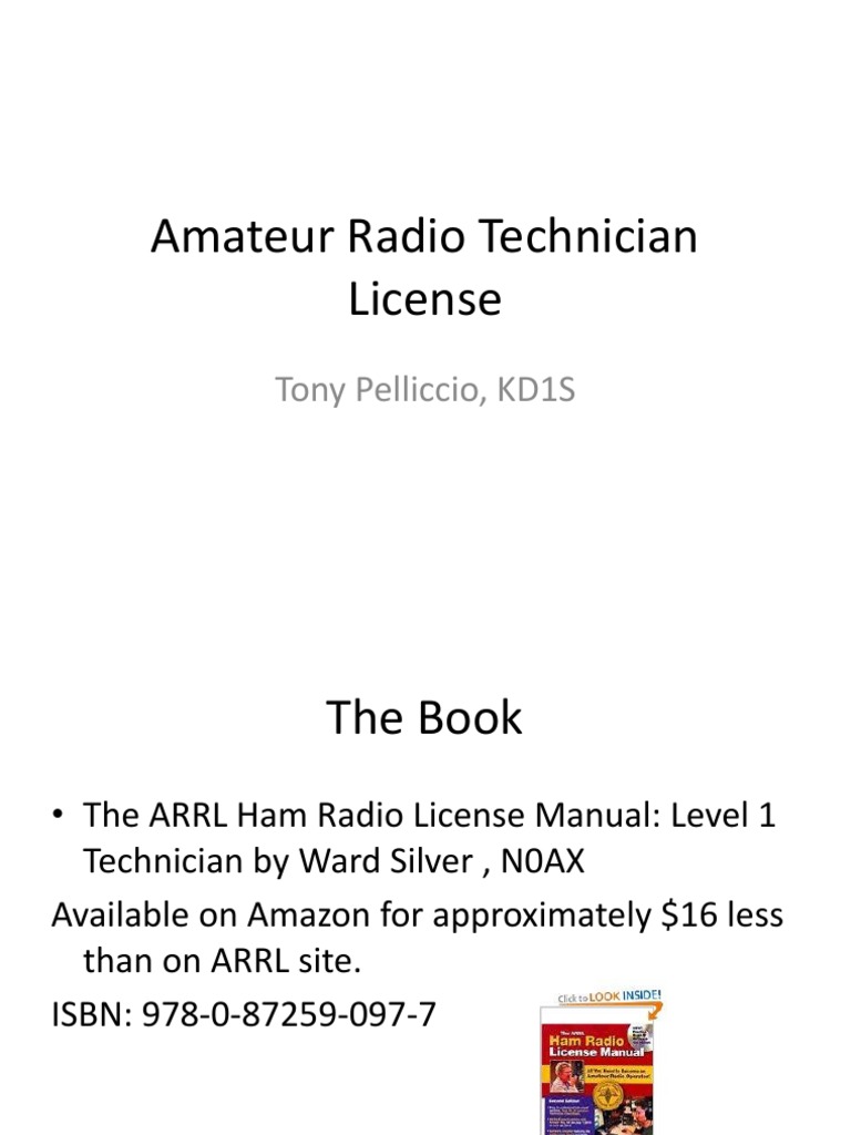 Amateur Radio Technician License Detector (Radio) Antenna (Radio