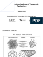 Nanotube Functionalization and Therapeutic Application