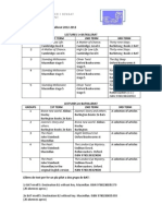 Lectures Obligatòries Batxillerat 2012