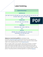 Multiprotocol Label Switching (MPLS)