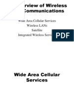 An Overview of Wireless Data Communications