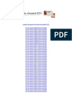 Décimos de Navidad Del 0 Al 1000