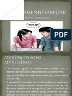 Métodos anticoncepcionais na adolescência e pré-menopausa