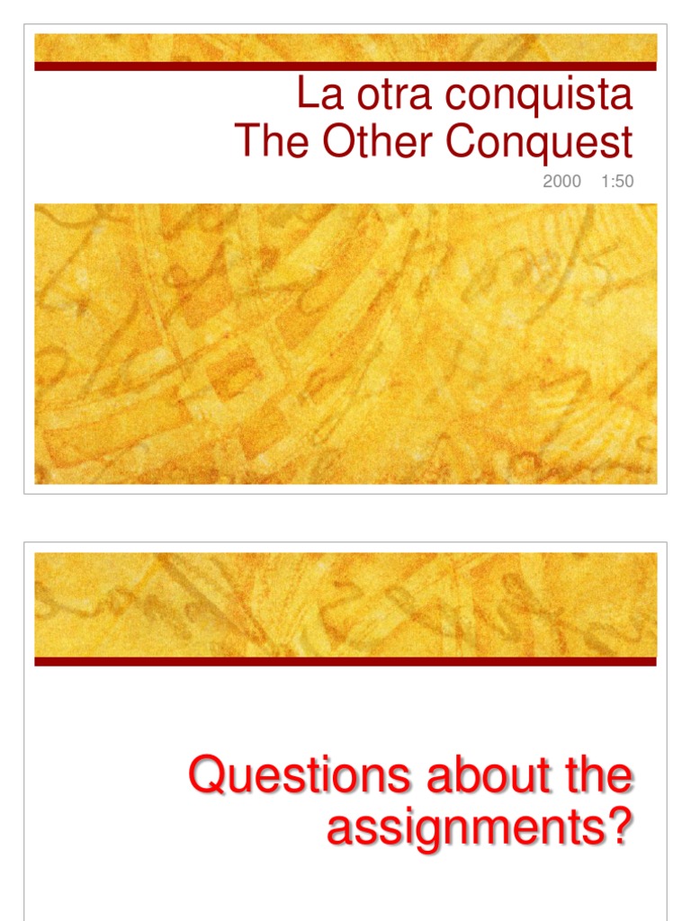 La Otra Conquista PDF Aztec Hernán Cortés