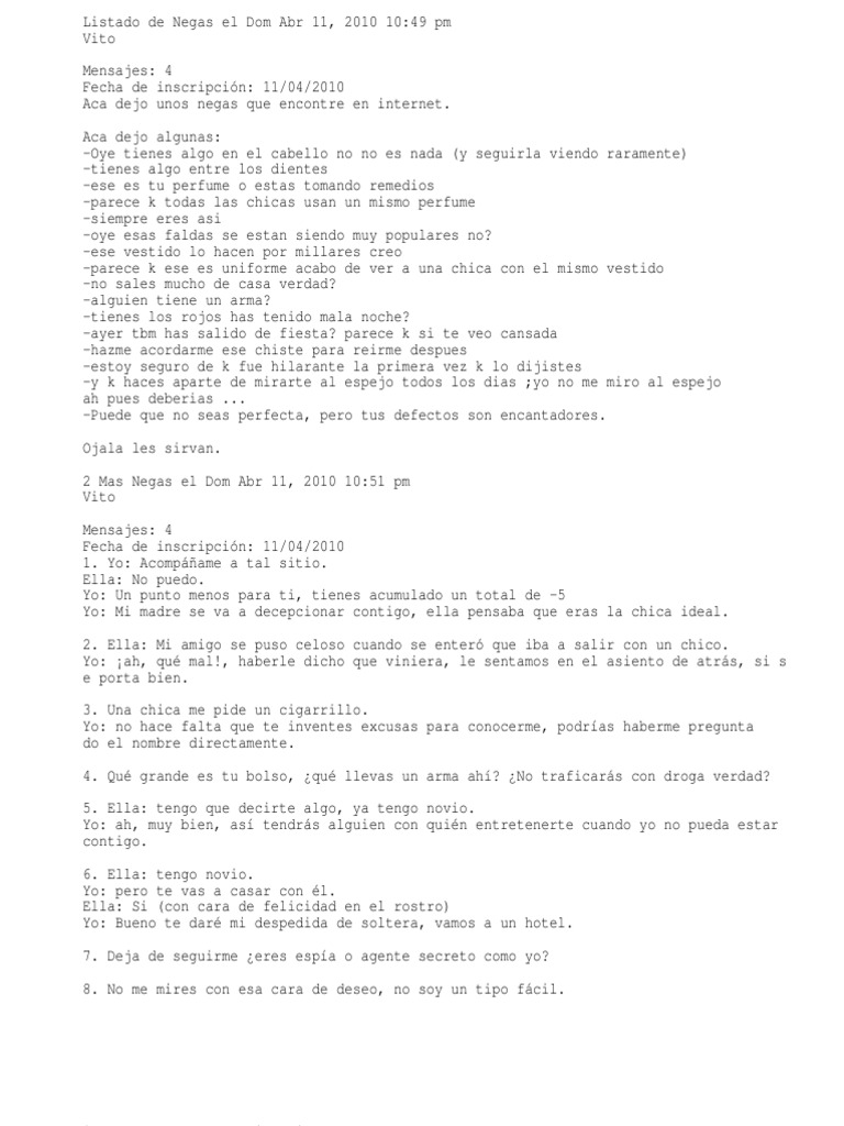 Negs | PDF | Pelo | Cuerpo humano