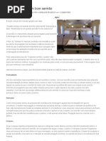 Como identificar um bom sermão