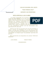 Carta Final Clubes