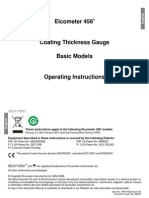 Elcometer 456 MK 3 DFTG - Operating Instructions - Basic - With Bluetooth