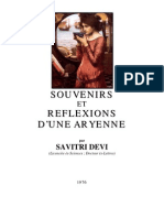 Devi, Savitri - Souvenirs Et Reflexions d'Une Aryenne (FR, 1976, 344 S., Text)