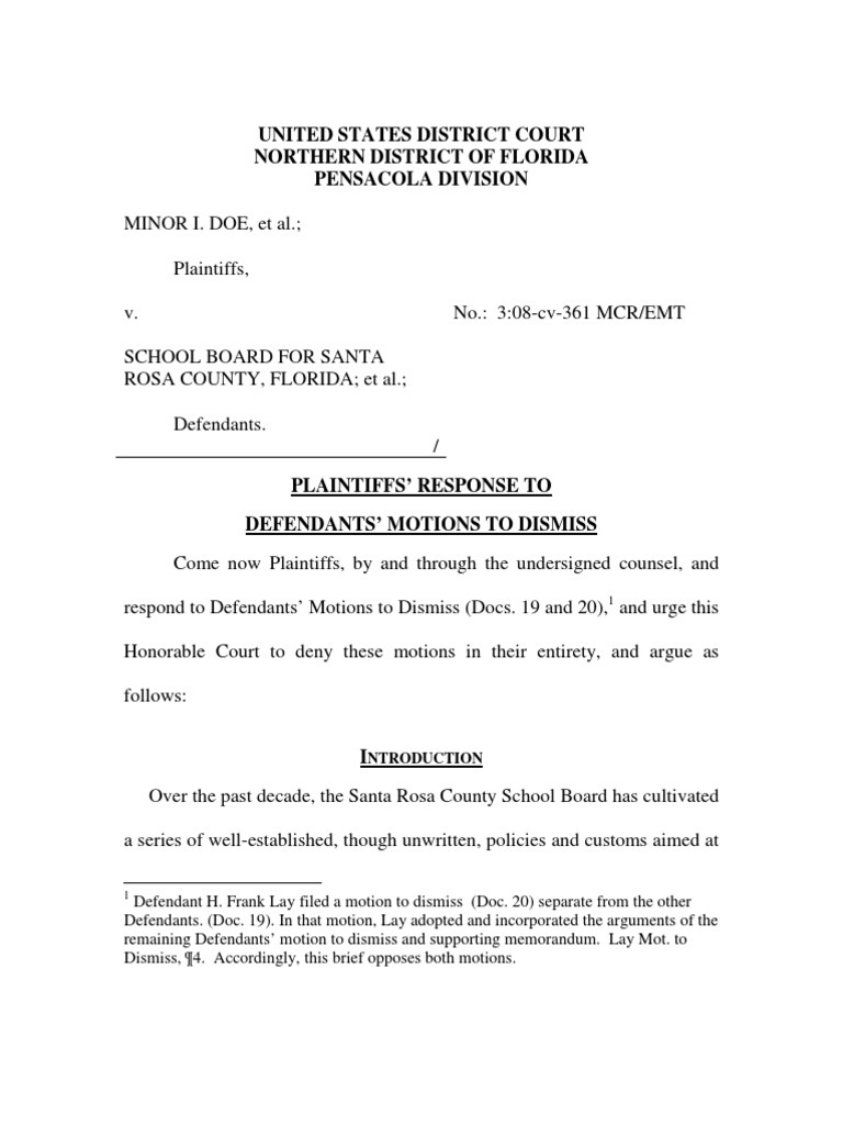 Opposition to Motion to Dismiss Case | PDF | Supplemental Jurisdiction ...