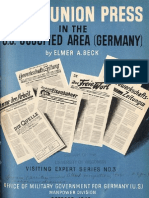 Office of Military Government for Germany - Trade Union Press in the US-Occupied Area in Germany (en, 1948, 26 S., Scan)