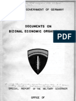 Office of the Military Government for Germany - Documents on Bizonal Economic Organization (en, 1947, 20 S., Scan)