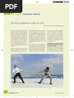 Ar Diez formas de gestionar en época de crisis. Eva Patier. Espñ 2009