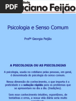 Psicologia e Senso Comum
