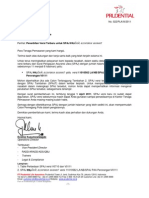 No - 022 - Penerbitan Versi Terbaru Untuk SPAJ PRUlink Assurance Account