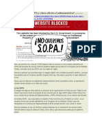 Qué Es La Ley SOPA y Cómo Afecta A Latinoamérica