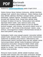 Download Akhlakul Karimah Dan Pengertianya by Jolie Desilia Nirmala SN105551820 doc pdf