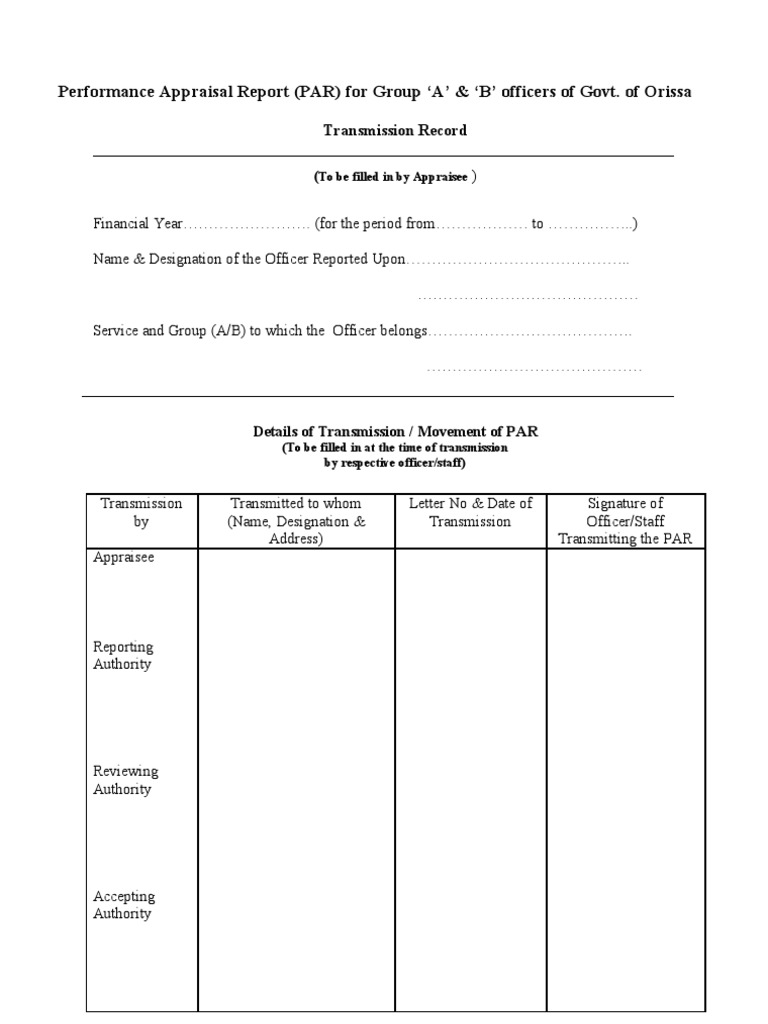 Performance Appraisa Report2009-10 | PDF | Business | Finance & Money ...