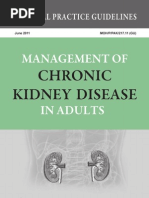 CPG Management of Chronic Kidney Disease in Adults