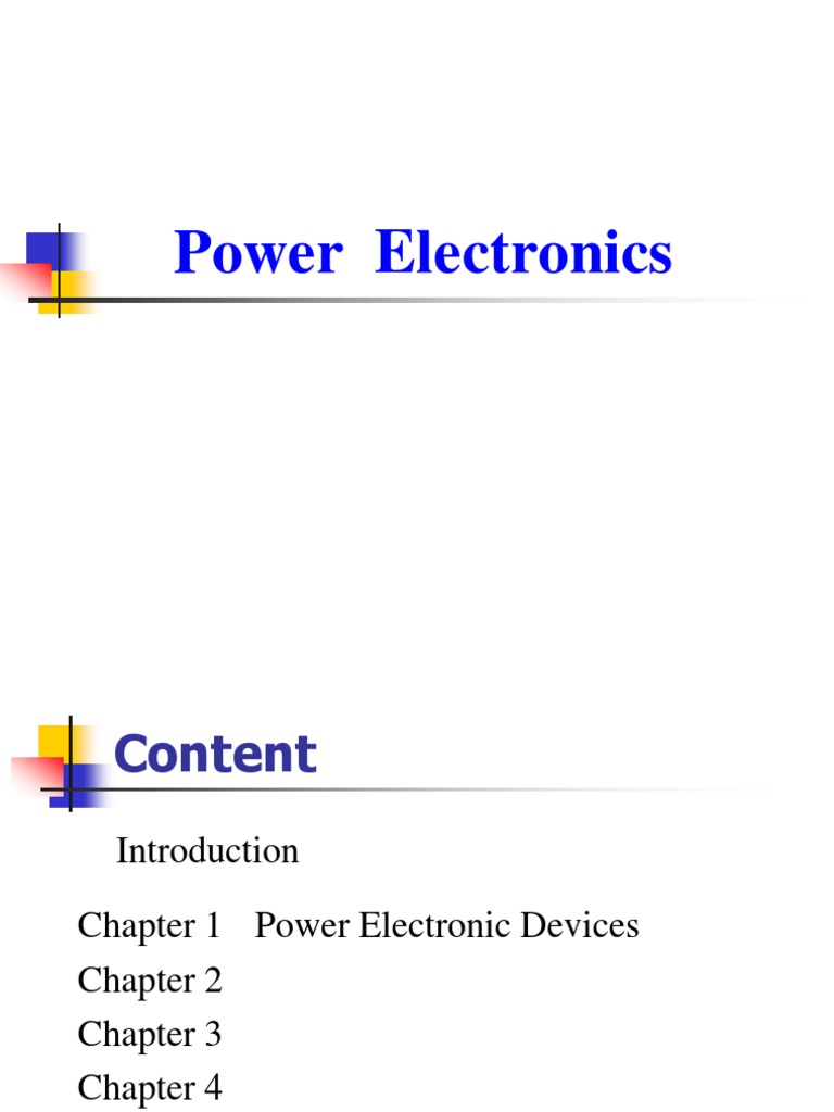 Introduction To Power Electronics | PDF | Power Electronics | Watt