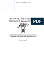 21 Ways To Excel at Project Management