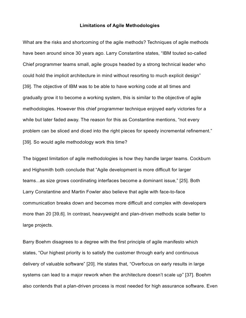 Agile Research Paper | Agile Software Development | Software ...