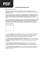 Motherboard Study Notes