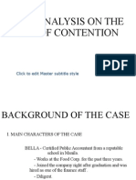 The Bone of Contention Case Analysis