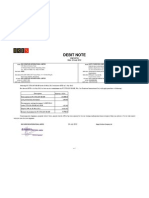 Iris-Hf Debit Note