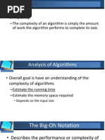 Lecture 2-The Big-Oh Notation