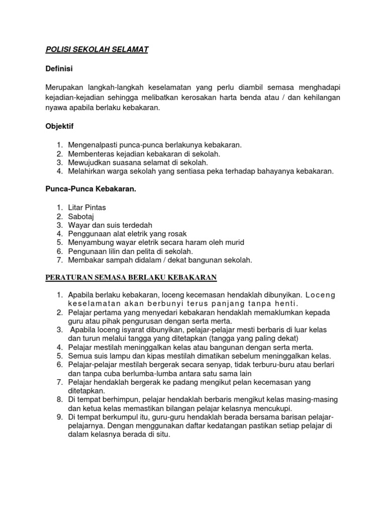 Semasa Kebakaran Pdf