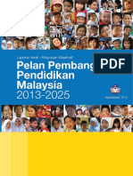 Pelan Pembangunan Pendidikan Malaysia 2013-2025 - Ringkasan Eksekutif - Bahasa Malaysia