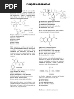 FUNÇÕES Orgânicas